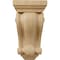 Ekena Millwork 6 1/4"W x 4"D x 12"H Cole Pilaster Wood Corbel, Cherry CORW06X04X12COCH - alternate 4